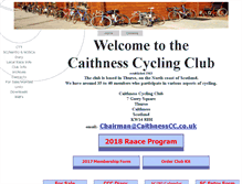 Tablet Screenshot of caithnesscc.co.uk